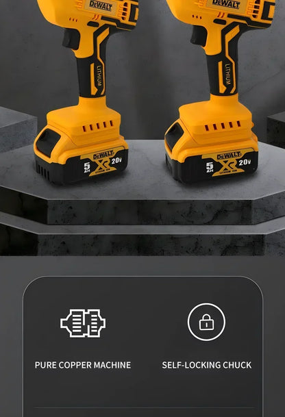 DEWALT 20V kefenélküli elektromos orrfűrész — vezeték nélküli szerszám 2800 RPM fordulatszámmal fém, fa és csövek vágásához.