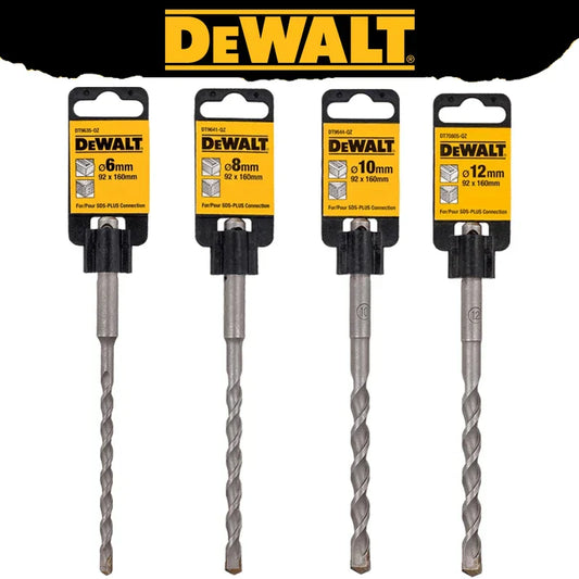 Eredeti DEWALT SDS Plus elektromos fúrókalapács-tartozékok DT9635, DT9641, DT9644, DT9648 spirálfúrókkal – nagy keménységű tartozékok.