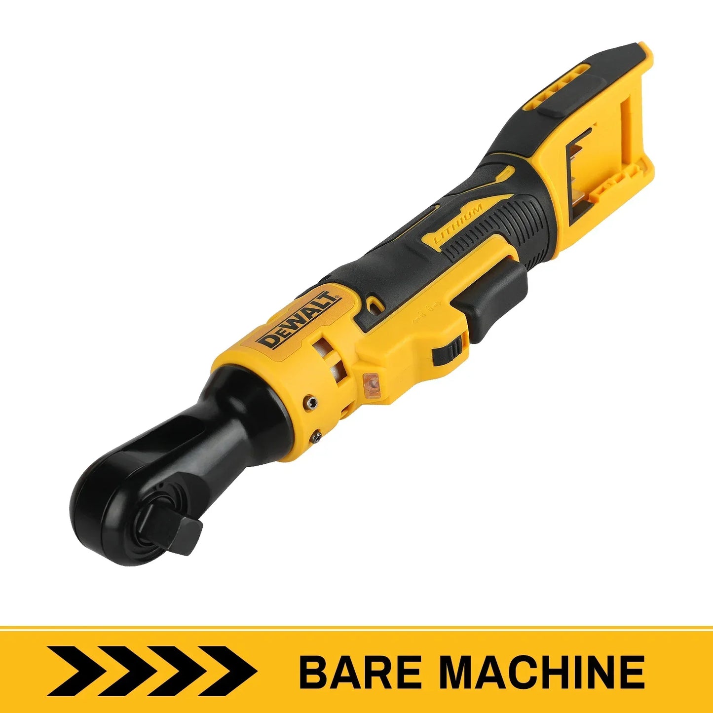 Dewalt 512 — 20 V-os kefenélküli derékszögű csavarbehajtó, 95 N·m nagy nyomatékkal, 2500 RPM fordulatszámmal, kompakt kialakítással autószerelési feladatokhoz.