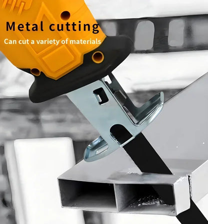 DEWALT 20V kefenélküli elektromos orrfűrész — vezeték nélküli szerszám 2800 RPM fordulatszámmal fém, fa és csövek vágásához.