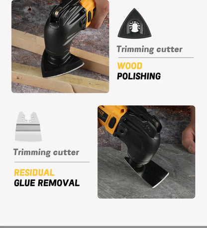 Gyorskioldós DeWalt Brushless rezgőszerszám — multifunkcionális eszköz, újratölthető elektromos vágógép.