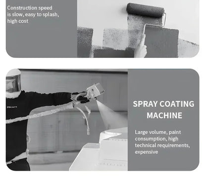 800 ml-es vezeték nélküli DEWALT elektromos festékszóró pisztoly — nagy teljesítményű hordozható festőeszköz autóbevonatokhoz és bútorokhoz, DEWALT akkumulátorral kompatibilis szórópisztoly.