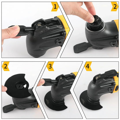 Gyorskioldós DeWalt Brushless rezgőszerszám — multifunkcionális eszköz, újratölthető elektromos vágógép.