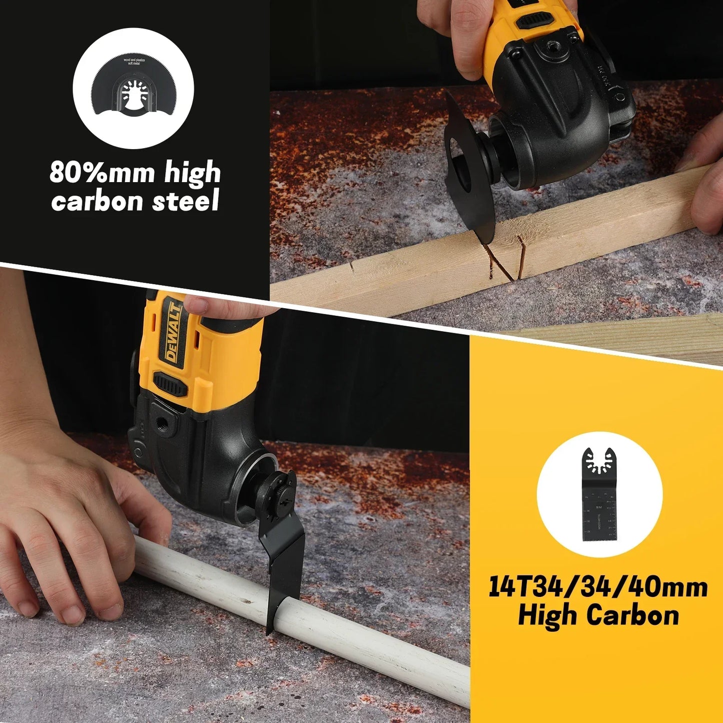 Gyorskioldós DeWalt Brushless rezgőszerszám — multifunkcionális eszköz, újratölthető elektromos vágógép.