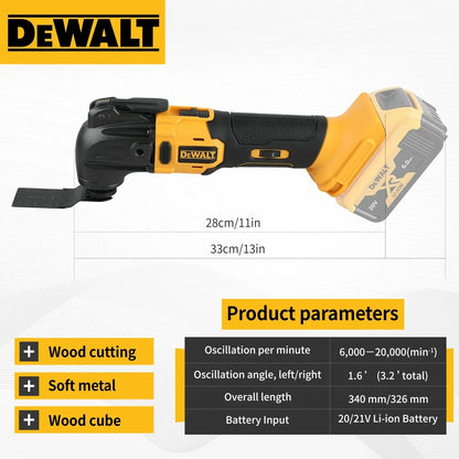 Gyorskioldós DeWalt Brushless rezgőszerszám — multifunkcionális eszköz, újratölthető elektromos vágógép.