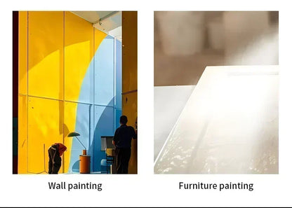 800 ml-es vezeték nélküli DEWALT elektromos festékszóró pisztoly — nagy teljesítményű hordozható festőeszköz autóbevonatokhoz és bútorokhoz, DEWALT akkumulátorral kompatibilis szórópisztoly.