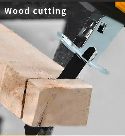 DEWALT 20V kefenélküli elektromos orrfűrész — vezeték nélküli szerszám 2800 RPM fordulatszámmal fém, fa és csövek vágásához.