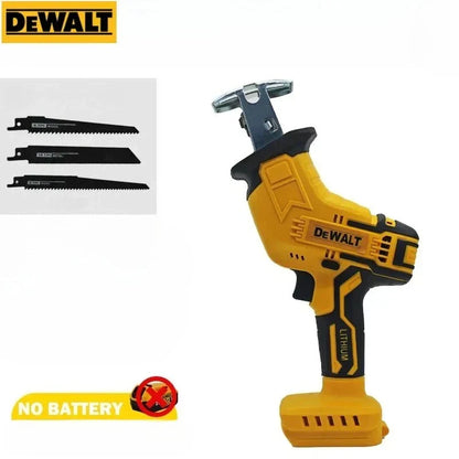 DeWalt 2800 RPM 3999 W 20 V kefenélküli elektromos fűrész — vezeték nélküli orrfűrész fém, fa és csövek vágásához, nagy teljesítményű elektromos szerszám.